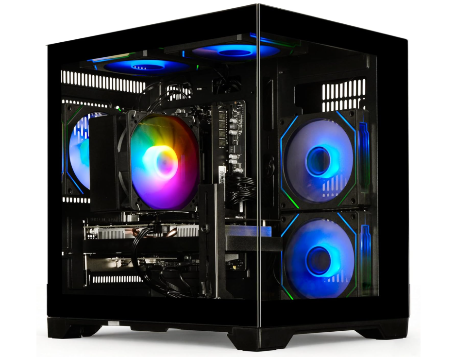 LXZ Gaming PC Desktop Ryzen 7 5700X | GeForce RTX 5060 8GB | 1TB SSD | 16GB DDR4 RAM | High-Performance PC for AAA Gaming, Streaming & Creative Work